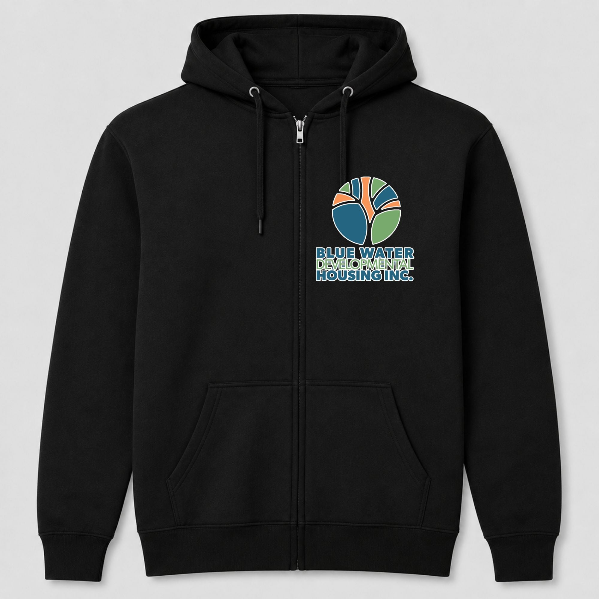 #01 BWDH Logo Zipper Hoodie