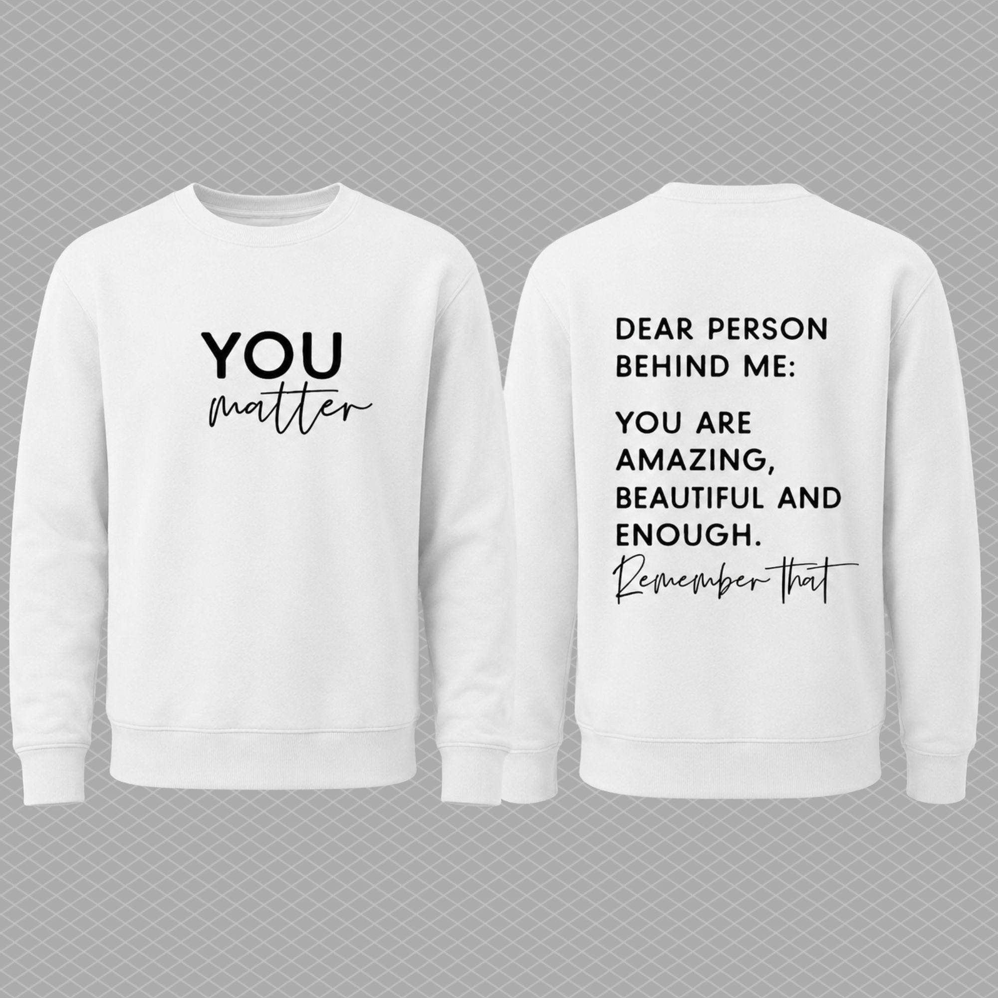 #12 DEAR PERSON CREW NECK SWEAT SHIRT