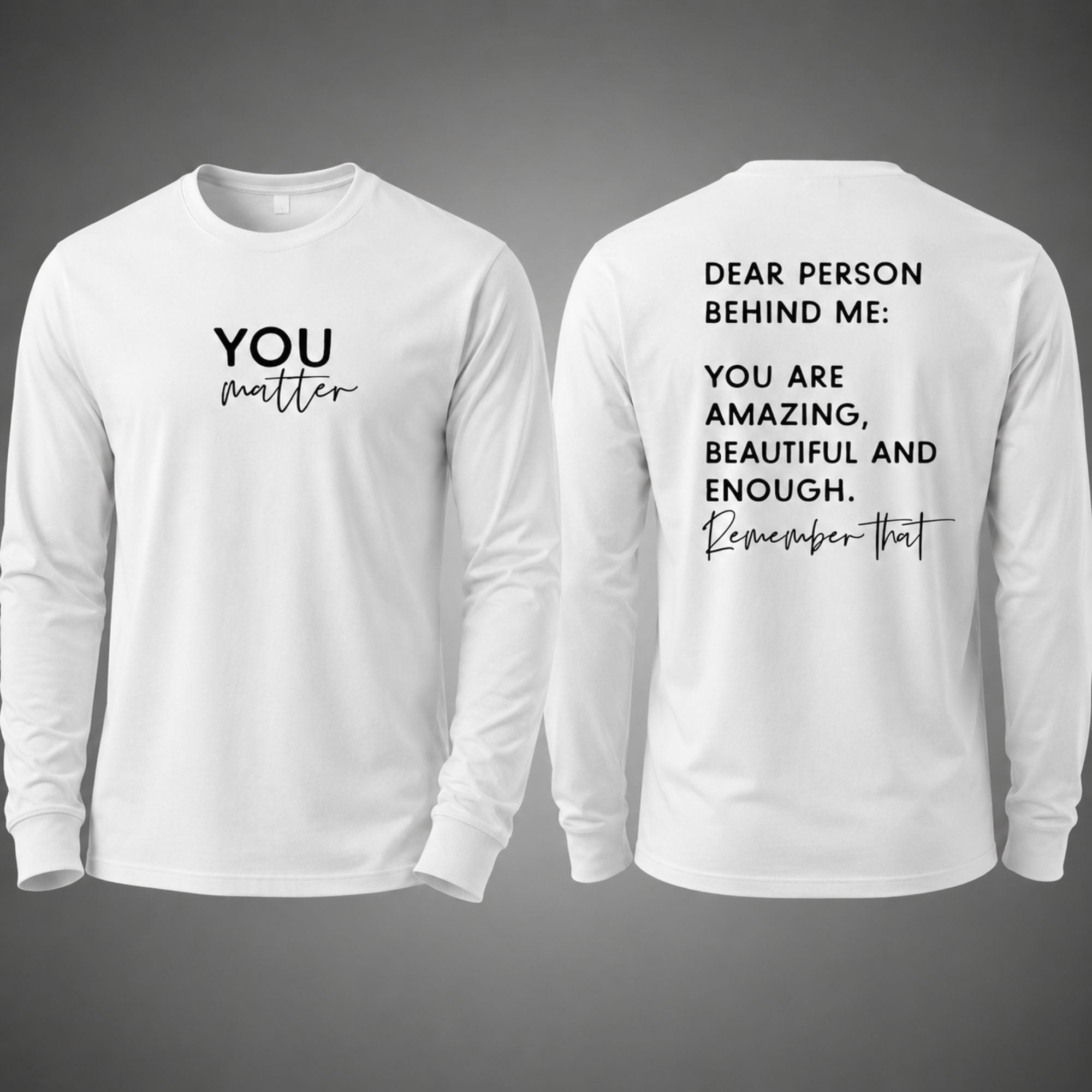 #12 Dear Person Long Sleeve T-Shirt