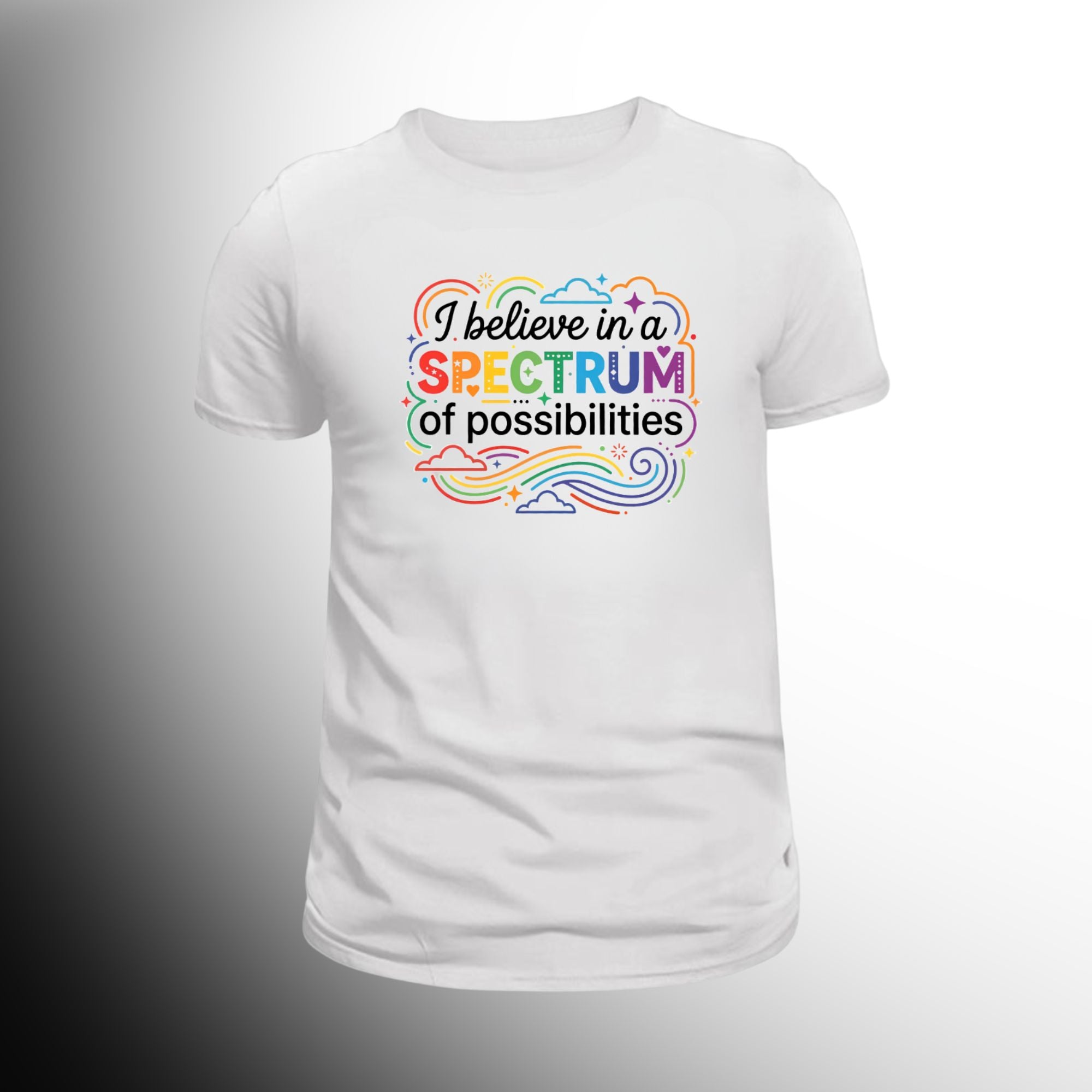 #70 I Believe in a Spectrum t-shirt