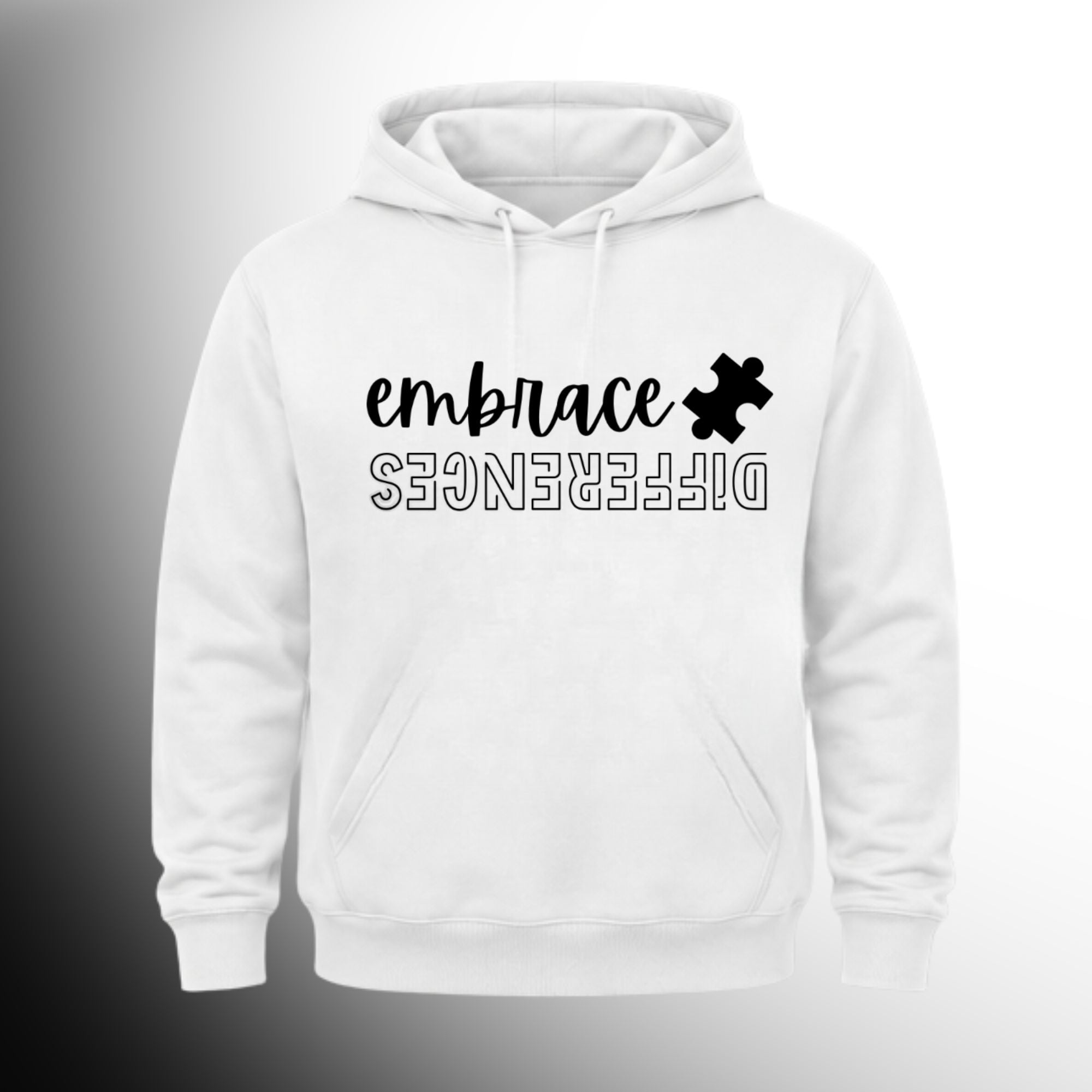 #71 Embrace Differences Pull Over Hoodie