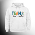 #73 Team Your Location Pull Over Hoodie