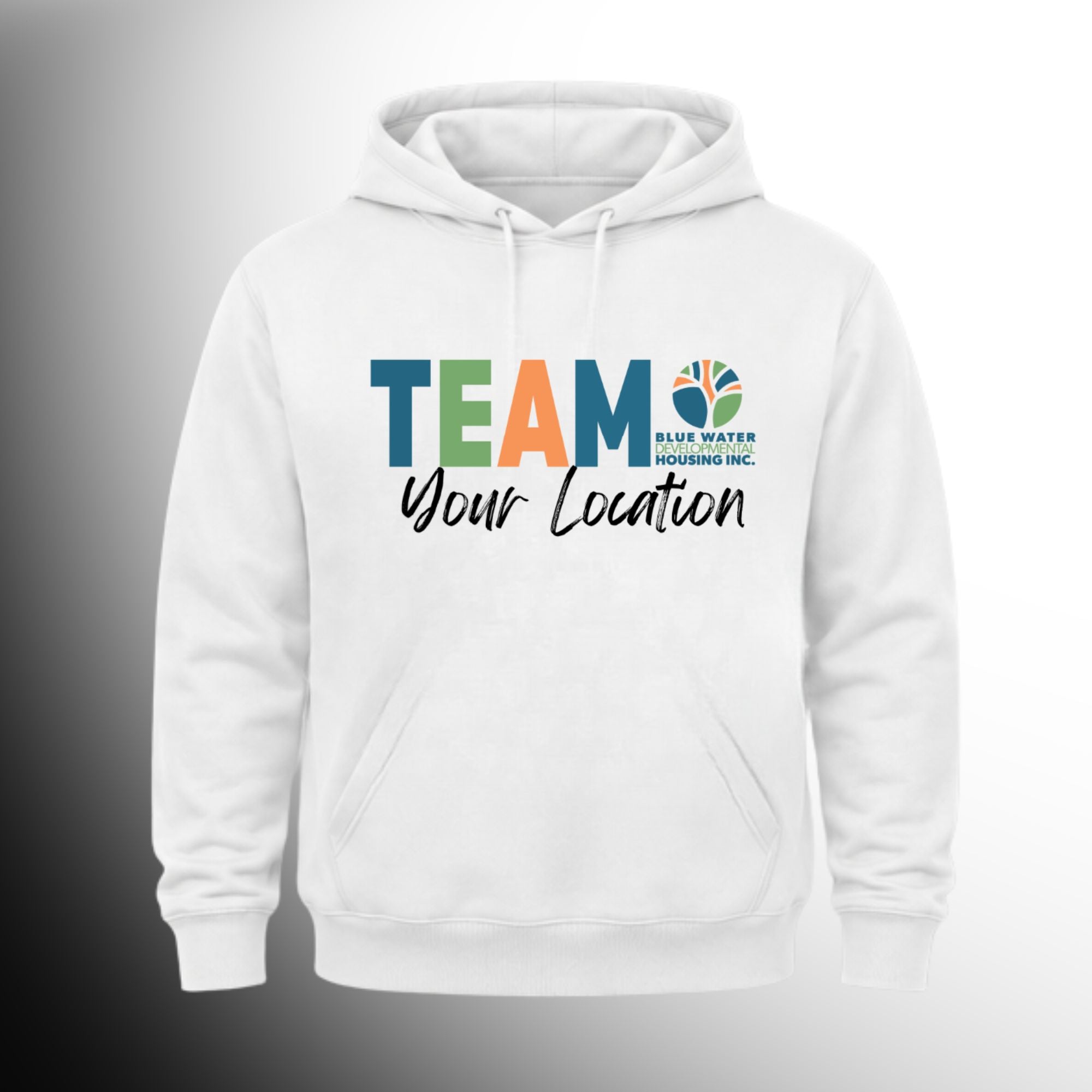 #73 Team Your Location Pull Over Hoodie