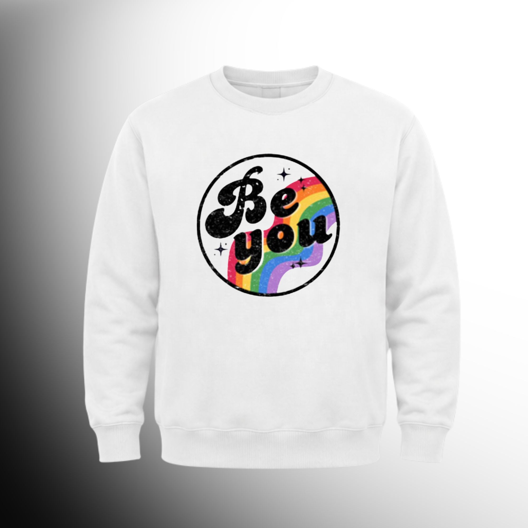 #74 Be You Crew Neck Sweat Shirt